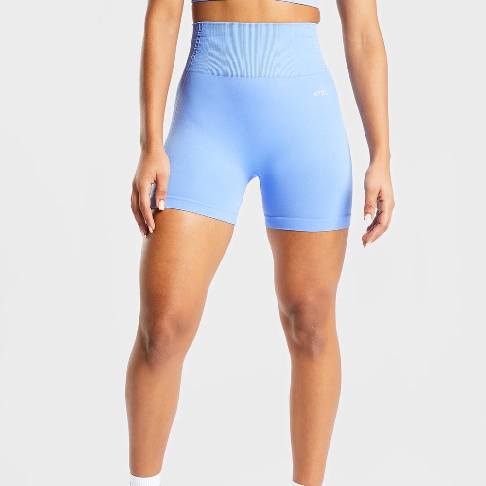 AYBL Balance V2 Seamless Shorts - Chambray Blue